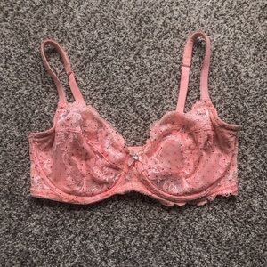VS 34DDD/34F unlined demi bra
